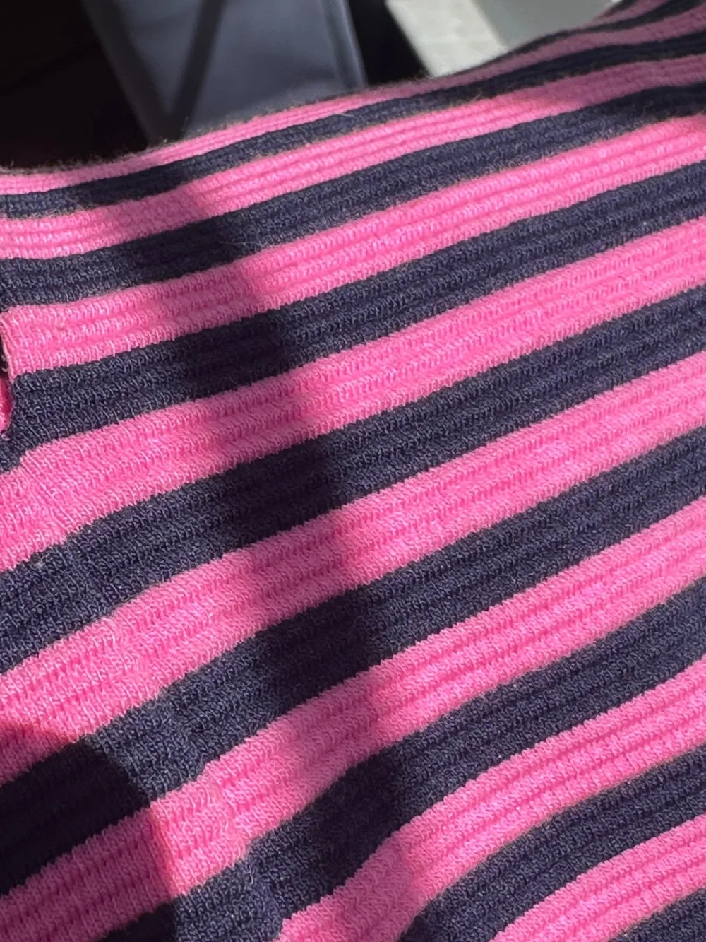 Lilly Pulitzer Brielle Fit & Flare Dress Hotty Pink Ottoman Stripe Extra Small